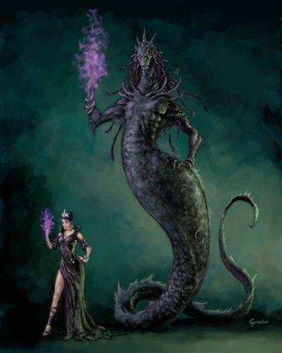 Enchanted - Narissa dragon concept